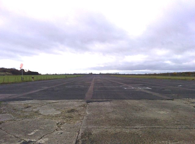 An empty runway
