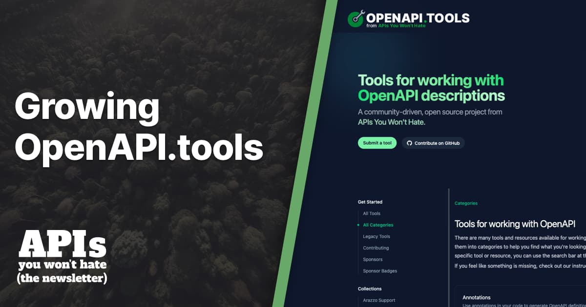 OpenAPI.tools is Growing